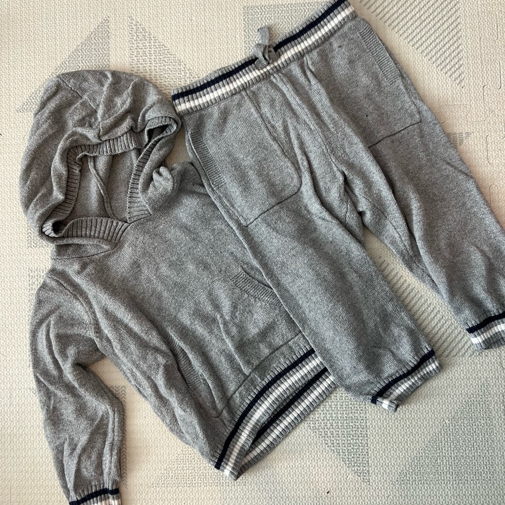 Janie and Jack Hoodie and Jogger Set